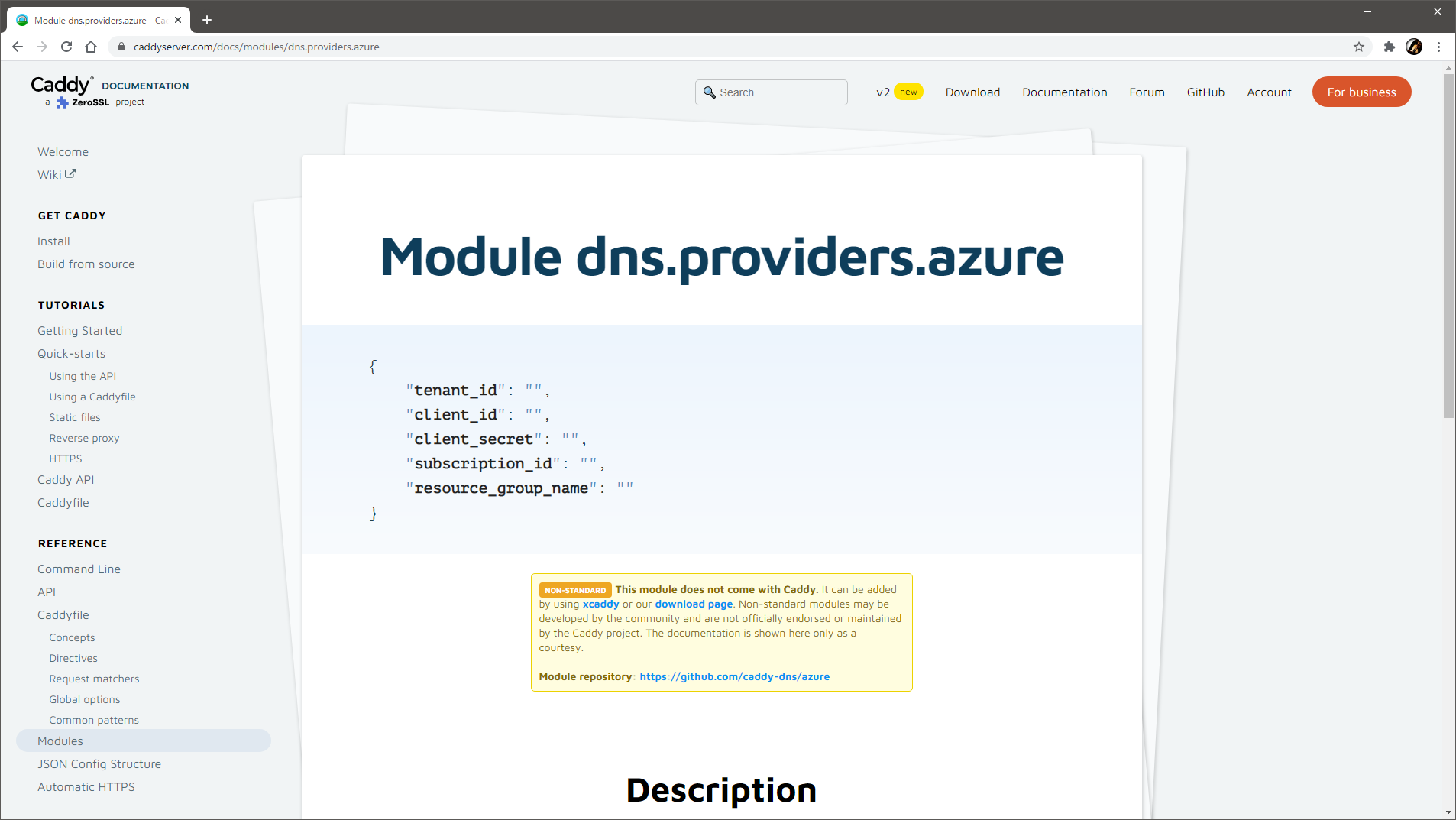 Featured image of post Caddy の Azure DNS 連携用モジュールをリリースした