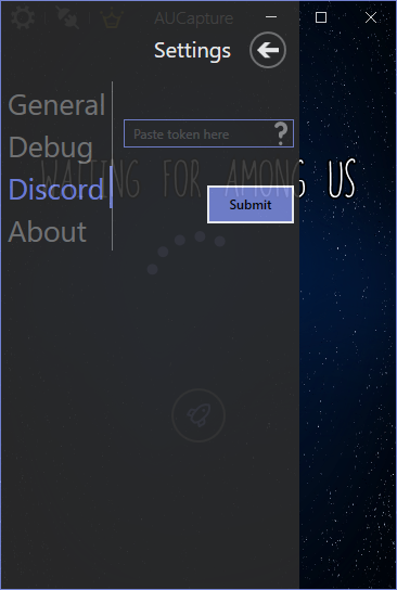 設定画面のここです