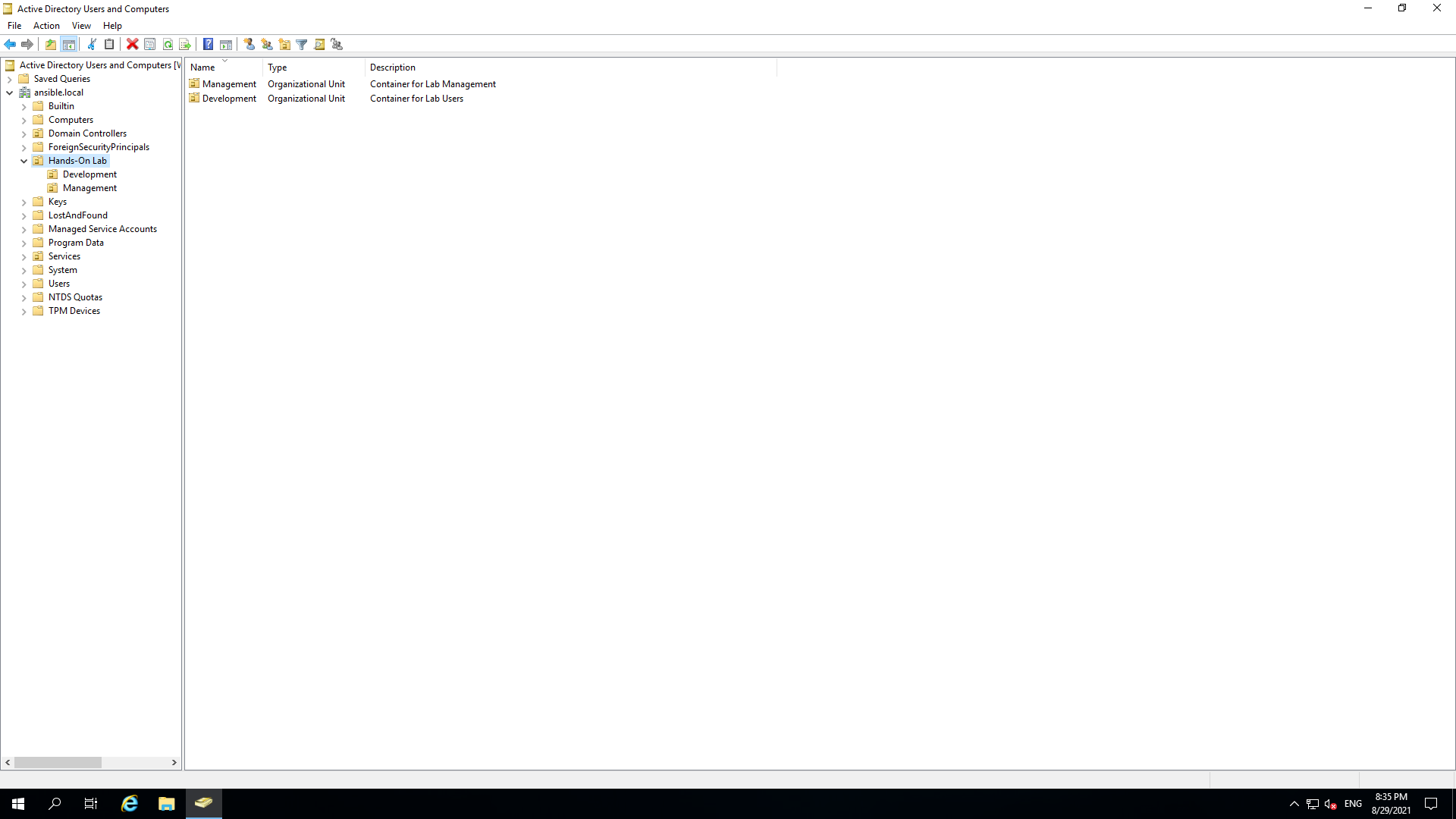 Featured image of post Ansible で Active Directory に Organizational Unit（OU）を作る