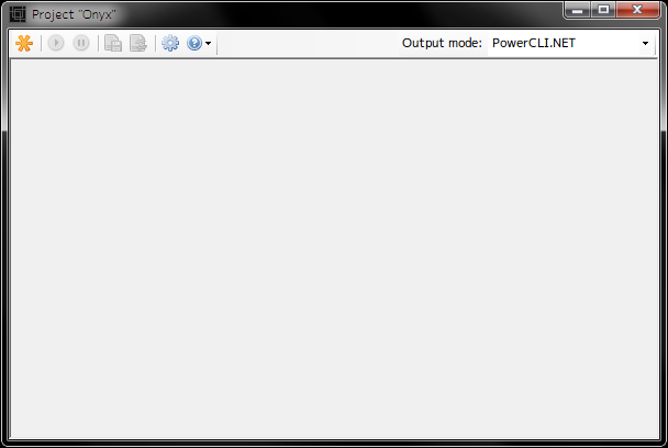 Onyx メイン画面